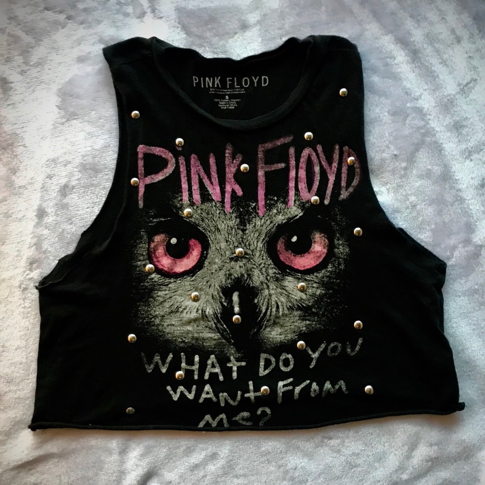 Pink Floyd crop top